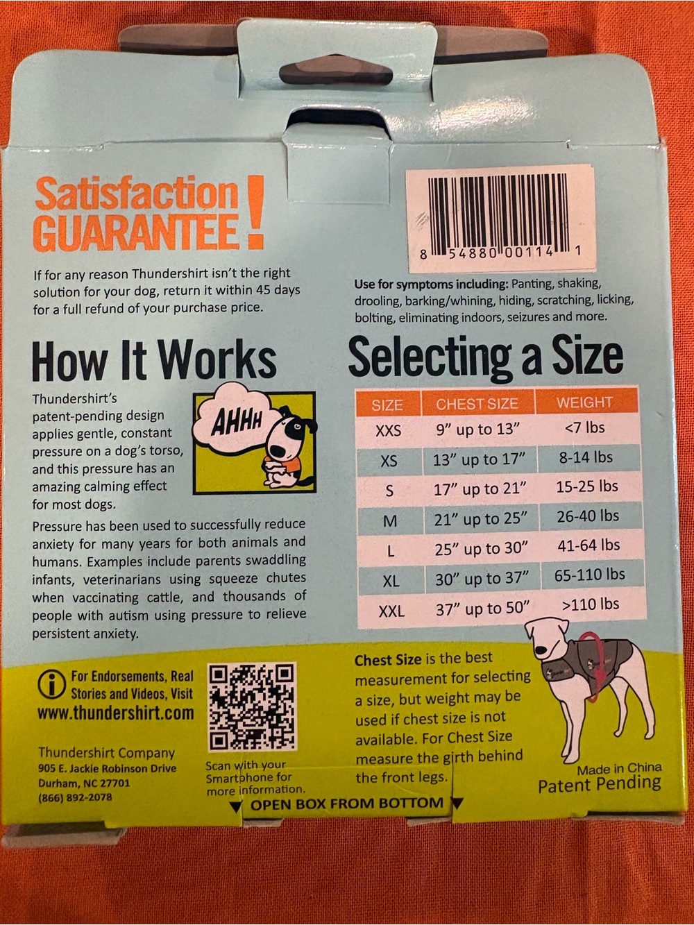 Thundershirt Gray Calming Dog Vest - XS - Picture 3 of 5